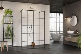 Czarno-biała łazienka