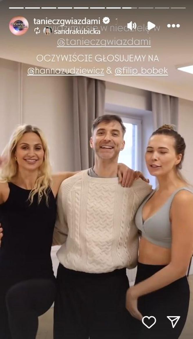 Sandra Kubicka, Filip Bobek, Hanna Żudziewicz