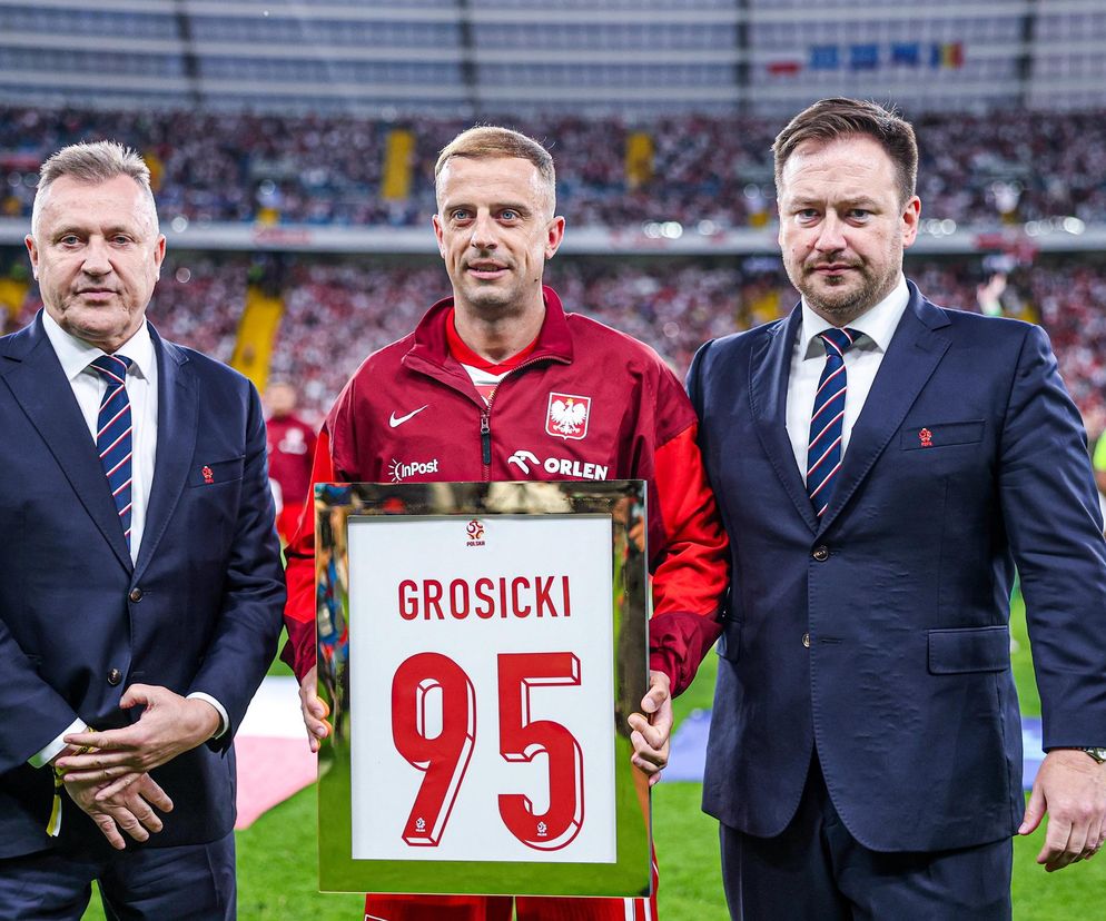 Pożegnanie Kamila Grosickiego na meczu Polska - Mołdawia