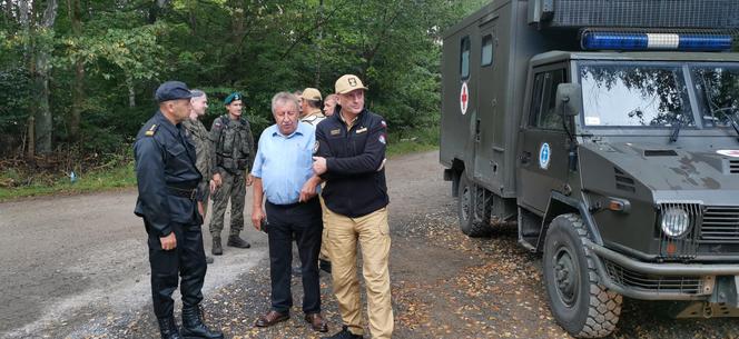 Wypadek w pobliżu Konotopu  - autobus z tirem 