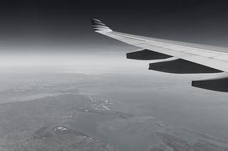 Samolot - czarno-białe