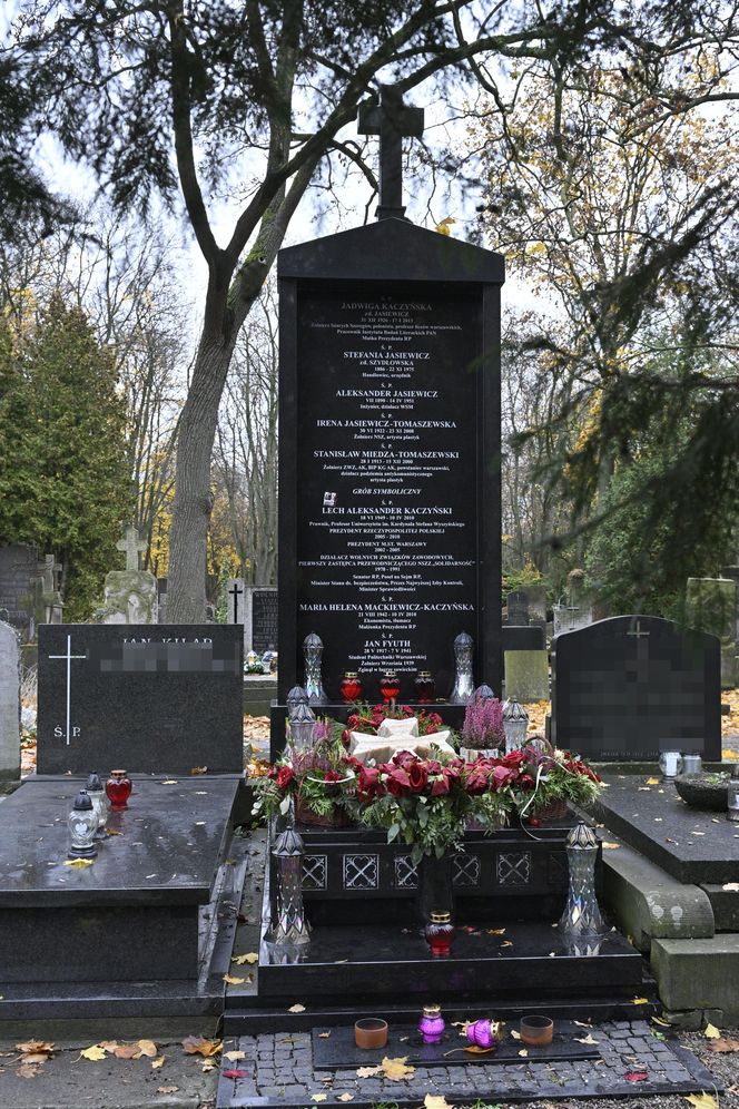 Grób rodziców Jarosława  Kaczyńskiego