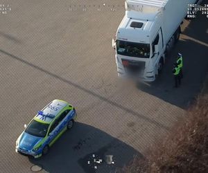 Kierowcy ciężarówek na celowniku policji