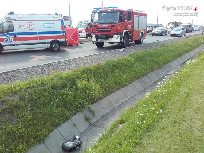 Jastrzębie-Zdrój: Śmiertelny wypadek motocyklisty [ZDJĘCIA]