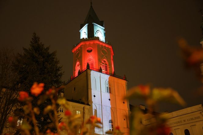 „Ojcowie Niepodległej” – wyjątkowy mapping na Wieży Trynitarskiej w Lublinie przed 11 listopada