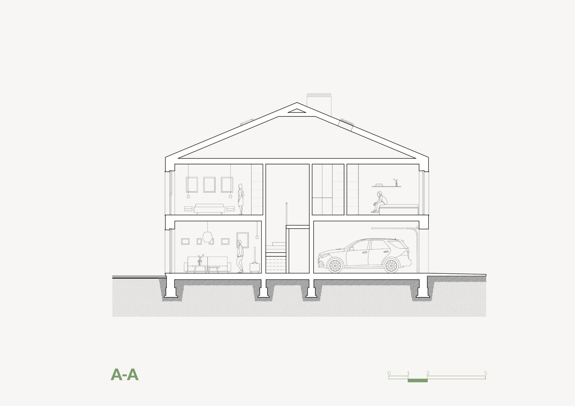 Osiedle Kwiatów Polskcih. Bliźniaki w dzielnicy Wawer w Warszawie, pracownia RMK.A
