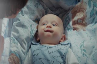 M jak miłość, odc. 1878. Antoś (Mark Myronenko), Marysia (Małgorzata Pieńkowska)