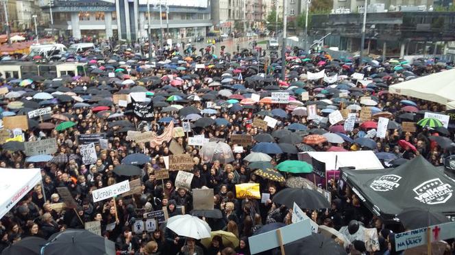 Czarny protest w Katowicach