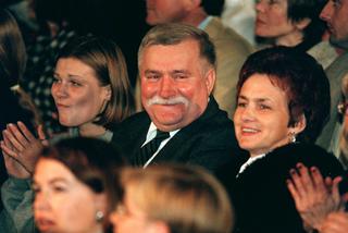 Lech Wałęsa z żoną Danutą. 1998r.