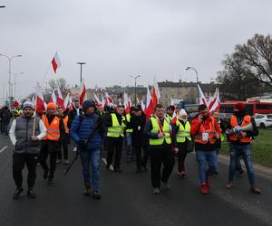Protest rolników 20 marca w Lublinie. Przeszli ulicami miasta pod LUW
