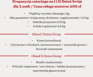 Catering świąteczny Trzy po Trzy