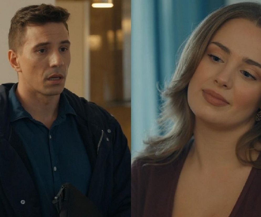 Barwy szczęścia, odcinek 3183. Tomasz (Jakub Sokołowski), Oliwka (Wiktoria Gąsiewska)