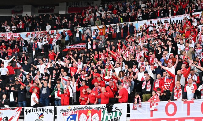 Kibice na meczu Finlandia - Polska: Wielkie racowisko