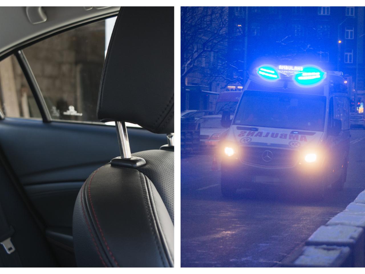 Troje malutkich dzieci zabrały karetki! Jedno jest poważnie ranne. Ich matka dachowała pod Płońskiem