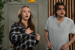 Barwy szczęścia odc. 3210. Romeo (Jacek Tyszkiewicz), Ewelina (Amelia Listwoń)