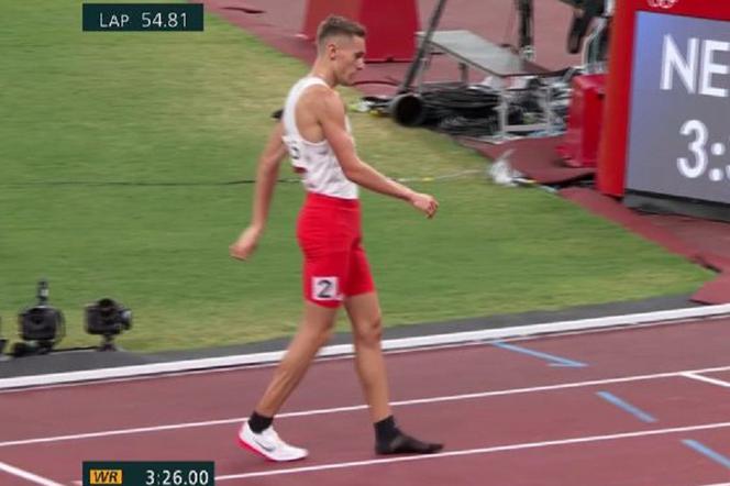 Lekkoatletyka, Michał Rozmys, but, 1500 m, Tokio