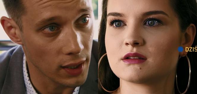 Na Wspólnej odcinek 2951: Darek (Michal Mikolajczak), Kasia (Julia Chatys)