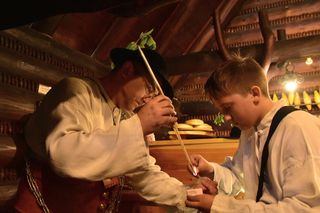 Mieszanie owiec w Koniakowie odbywa się każdego roku na wiosnę