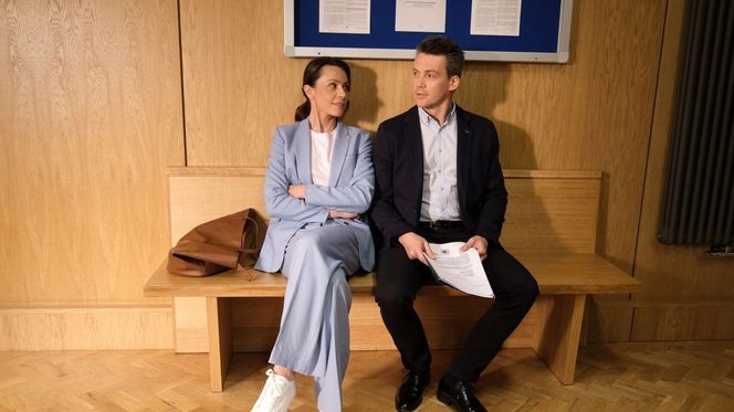 M jak miłość odc. 1874. Jakub Karski (Krzysztof Kwiatkowski), Martyna (Magdalena Turczeniewicz)