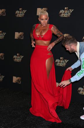 Amber Rose na gali MTV Movie Awards 2017