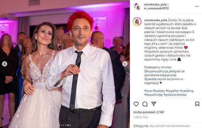 Ślub i wesele Michała Wiśniewskiego z Polą