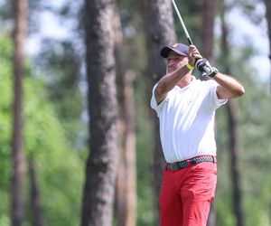 Michał Probierz na polu golfowym