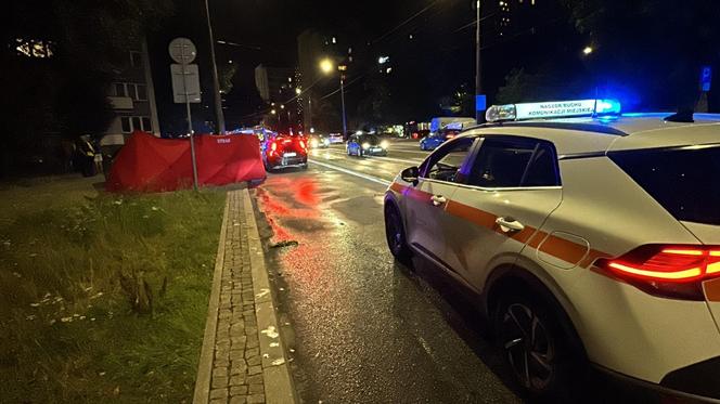 Osobowa toyota wjechała w słup, jedna osoba zginęła. Autem podróżowały dzieci