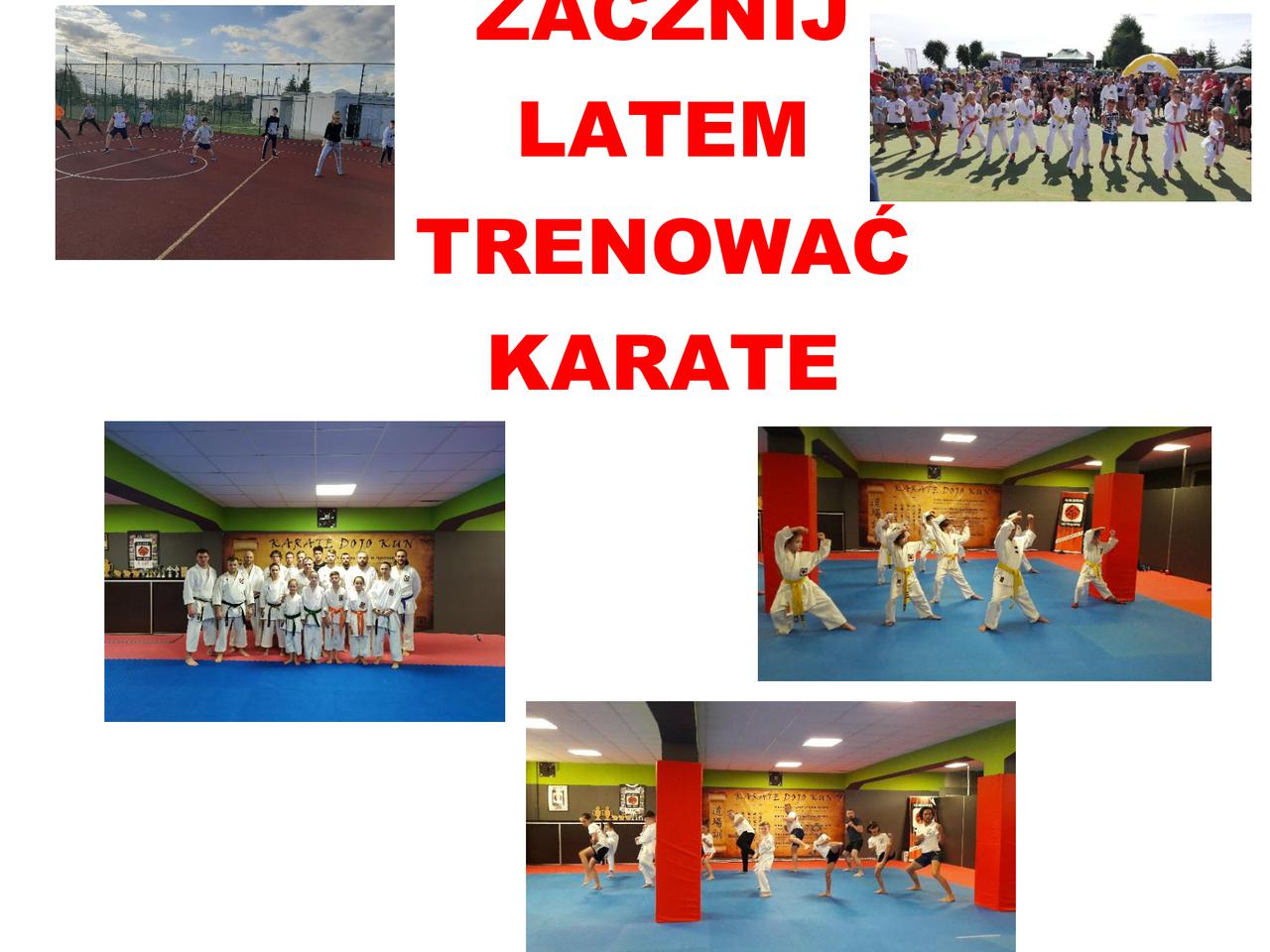 Zacznij latem trenować karate