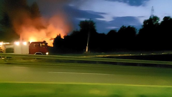 Pożar pustostanu w Rzeszowie [GALERIA]