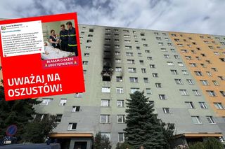 Fałszywe zbiórki dla pogorzelców z Rzeszowa. Oficjalną pomoc prowadzi Caritas 