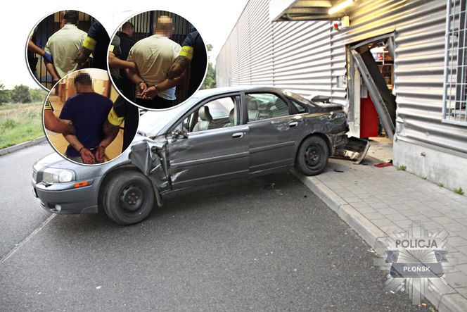  Zuchwały napad w Płońsku. Staranowali samochodem drzwi i ukradli elektronikę za 180 tys. zł!