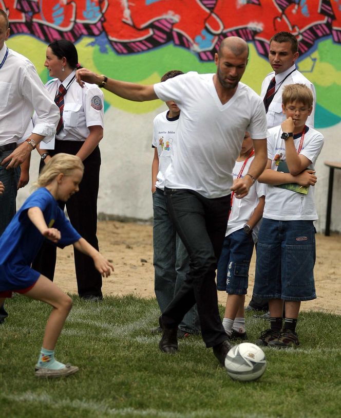 Zinedine Zidane na Pradze-Północ