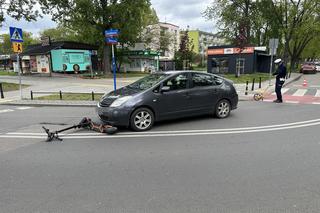 Osobówką potrąciła 14-latkę na hulajnodze. Dziewczynę zabrło pogotowie