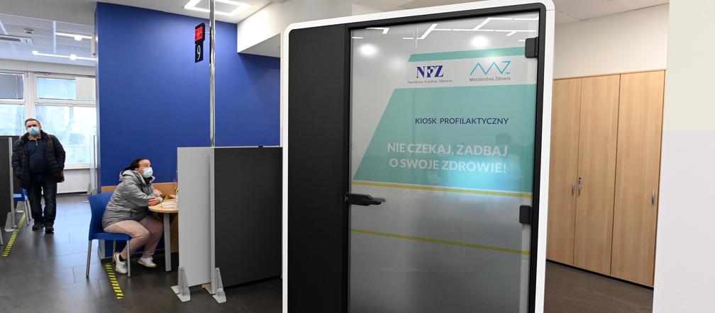 W siedzibie zachodniopomorskiego NFZ stanął Kiosk Profilaktyczny
