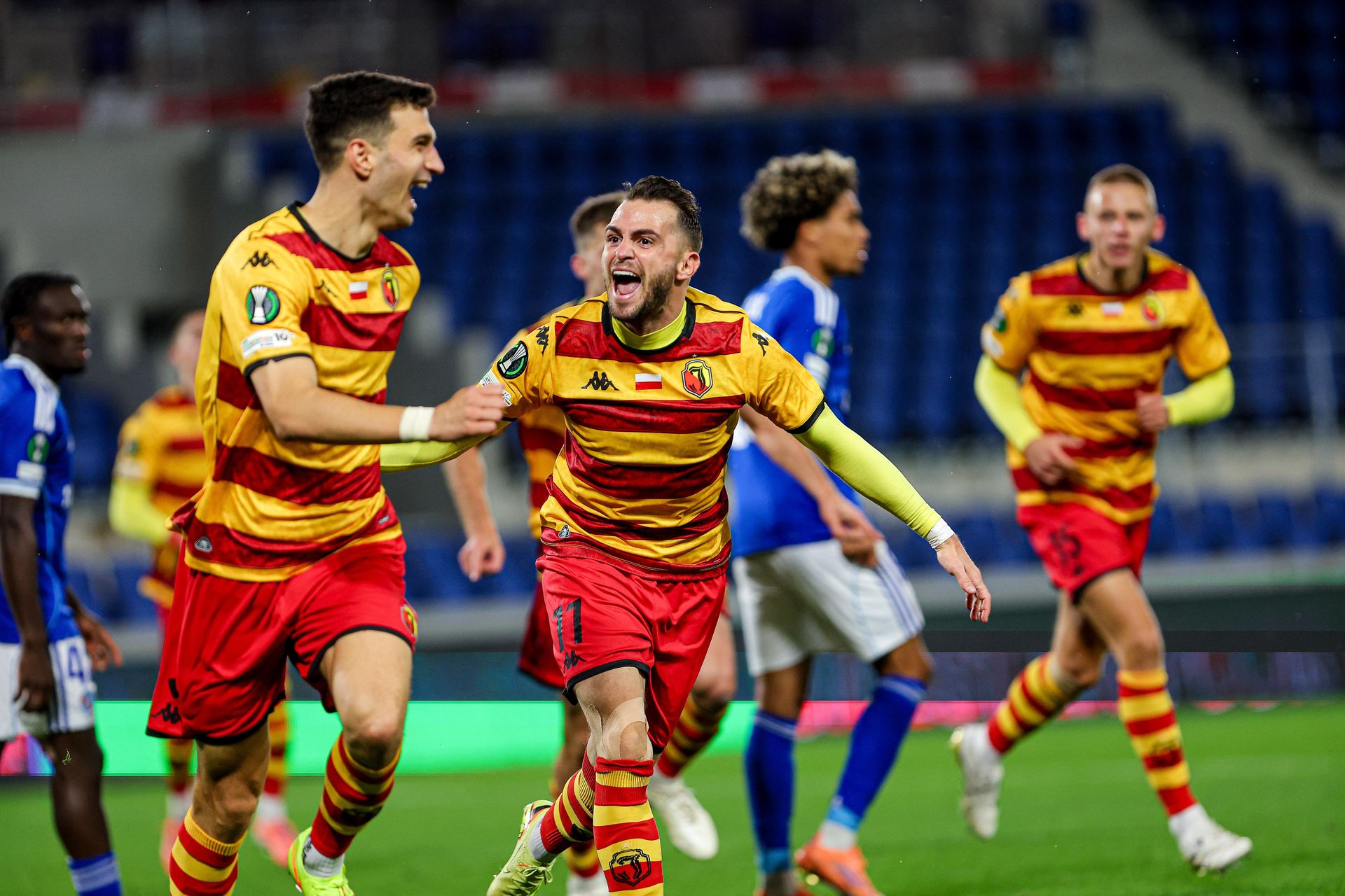Jagiellonia wywalczyła remis ze Strasbourgiem! Szczęście dopisało ...