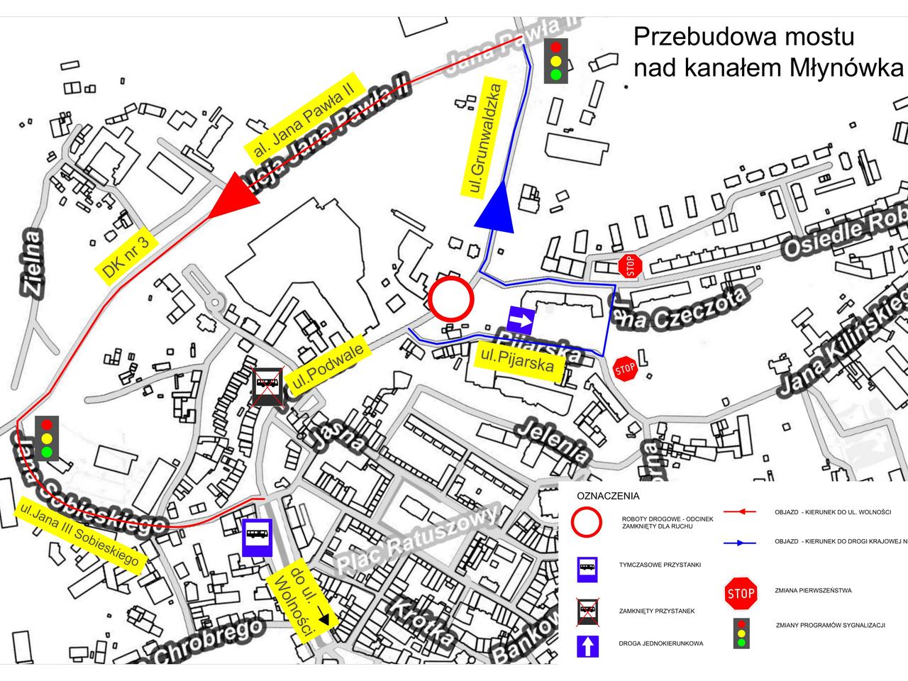 Objazdy i utrudnienia w centrum miasta. Od środy rusza remont na podwalu. Mioże potrwać nawet do końca roku! 