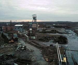 Likwidacja kopalni Makoszowy. Zdjęcia z drona