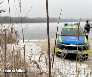 Jezioro to nie lodowisko - apelują policjanci i kontrolują akweny