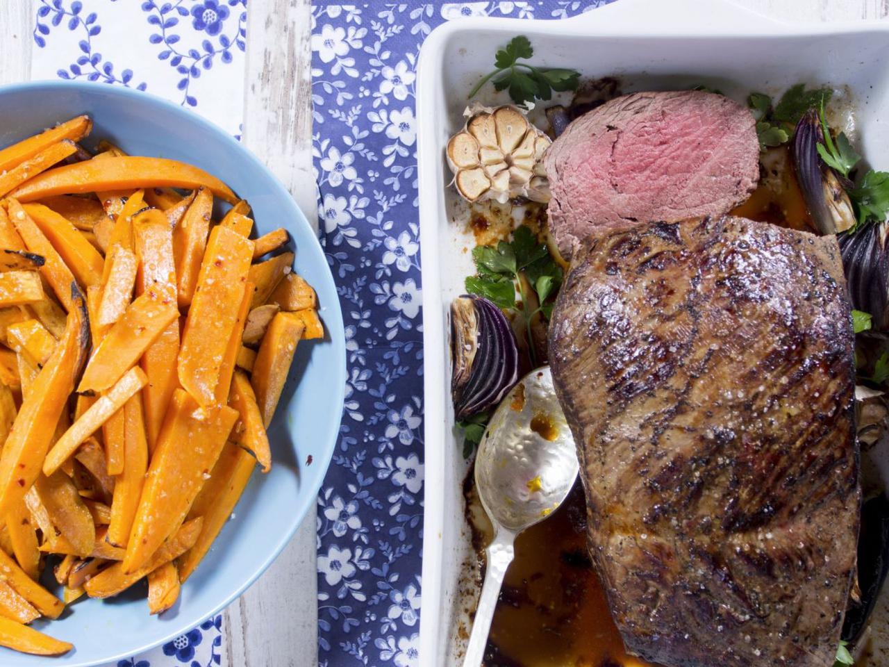 Pieczeń wołowa z batatami według przepisu Kingi Paruzel