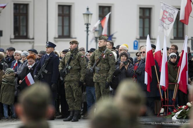 Tak radomianie odchodzili 101. rocznicę odzyskania niepodległości