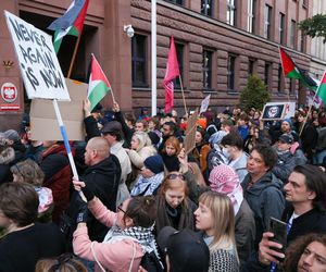 Manifestacja przed siedzibą MSZ w Warszawie (2.10.2025)