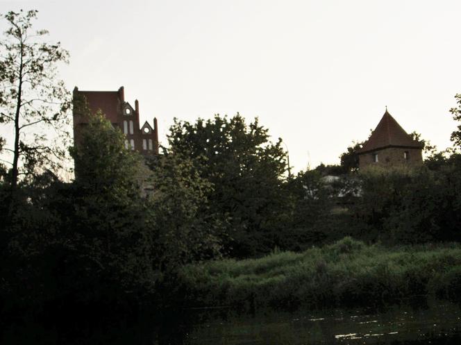 Zza zakrętu wyłonił sie Golub-Dobrzyń