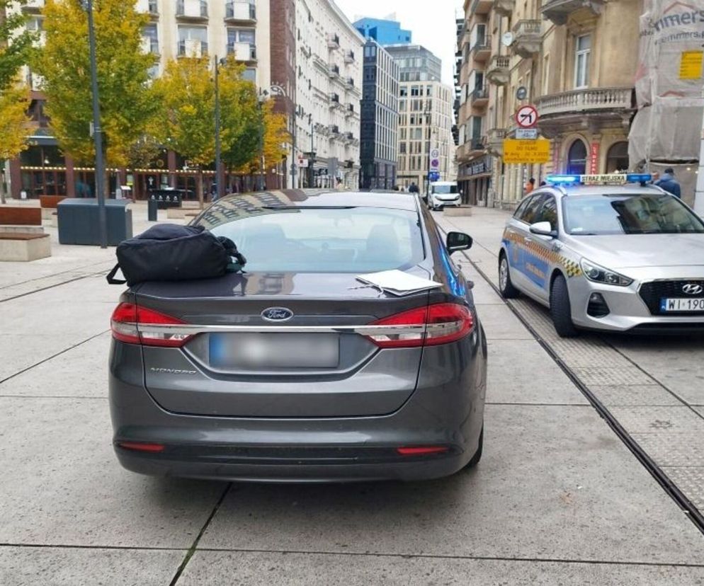 Pracownik bez prawka pożyczył samochód szefa. Strażników poprosił o dyskrecję