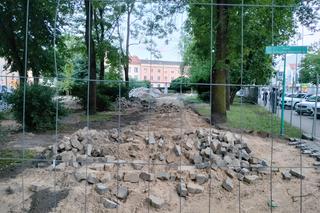 Trwa remont Skweru Pawła Bogdana Adamowicza w Białymstoku