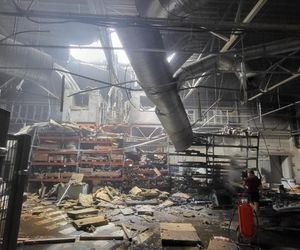 Po ataku rosyjskich dronów na fabrykę w Winnicy