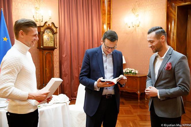 Łukasz Piszczek na śniadaniu z premierem