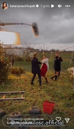 M jak miłość. Kinga (Katarzyna Cichopek), Piotrek (Marcin Mroczek), Paweł (Rafał Mroczek), Franka (Dominika Kachlik)
