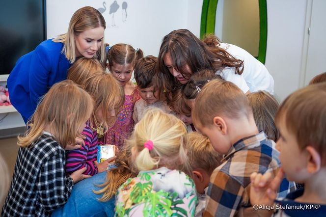 Marta Nawrocka odwiedziła przedszkole