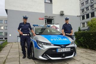 Piękna akcja krakowskich policjantów! Eskortowali samochód w szczytnym celu