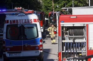 Czestochowa. Pożar w szpitalu.